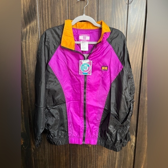 Athletic Works Jackets & Blazers - Vintage/90’s NWT Bold Windbreaker-Size: Large